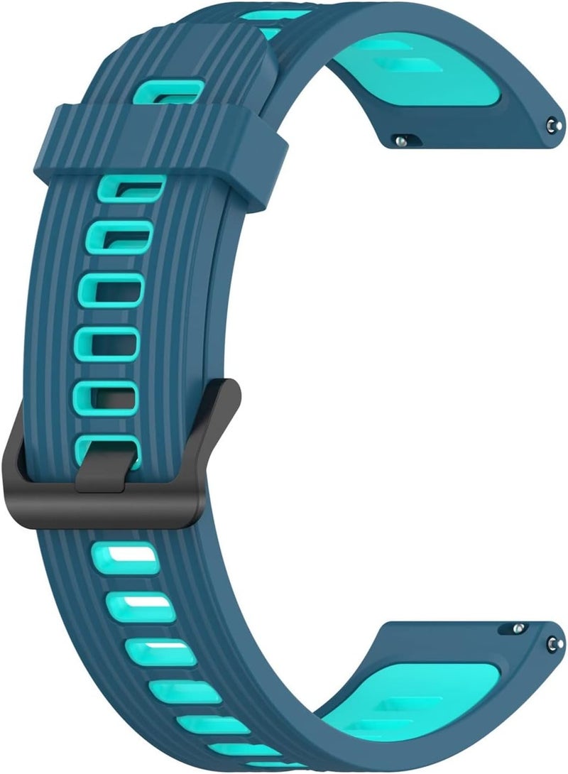 woobles Band for Samsung Galaxy Watch4/Active2,Silicone Watch Replacement Band Strap Soft Sports Wristband Strap Compatible with Galaxy Watch4/Active2,5.5-8.7in,20mm (Mint Green) - Image 2
